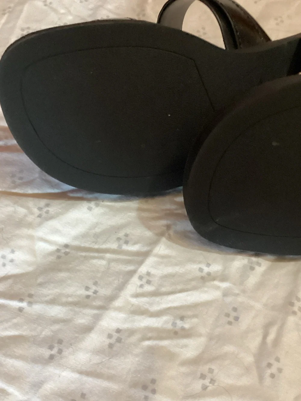 Zara Black Double-Buckle Slide Mules - Picture 3 of 6